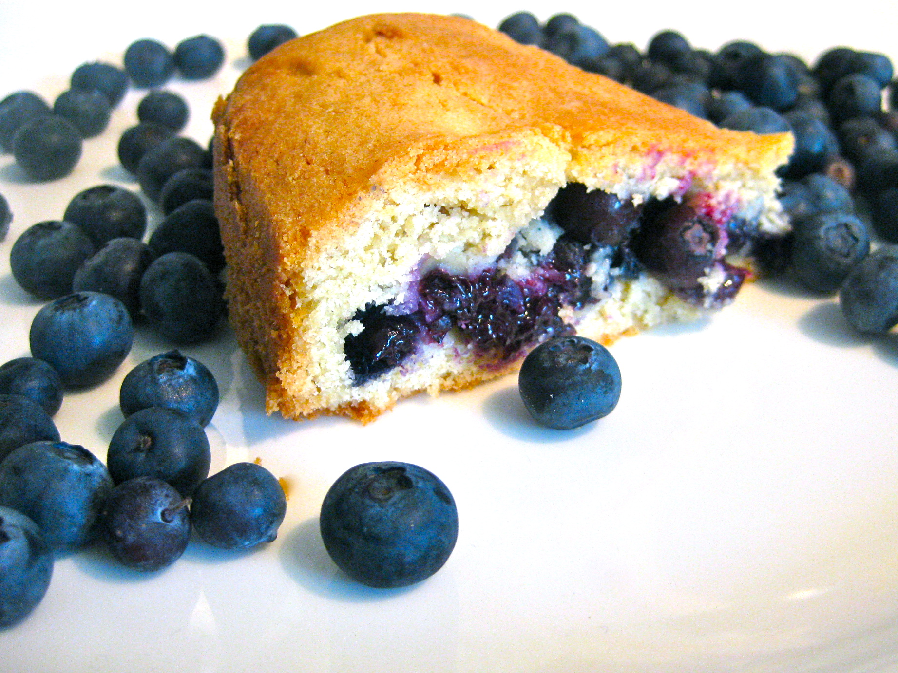 Blueberry butter cake